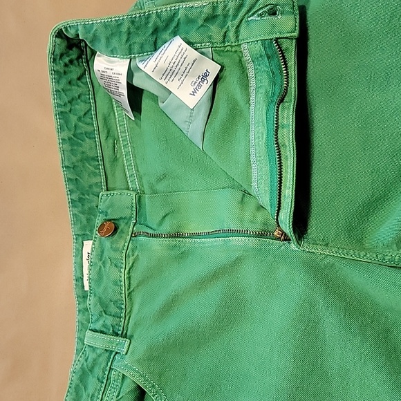 Wrangler Size 32 Green Casey Jones Wide Leg Carpenter Baggy Loose Fit Jeans - Picture 10 of 14